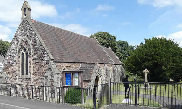 St Andrews Church in Holcombe Village